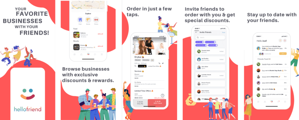 Hellofriend seeks to help people stay connected with social ordering